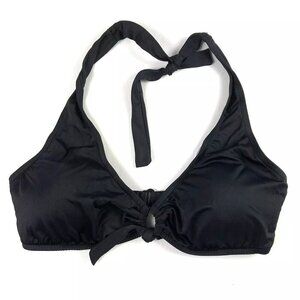 Prego Women’s Black Maternity Roll Waist Bikini, Size Medium
